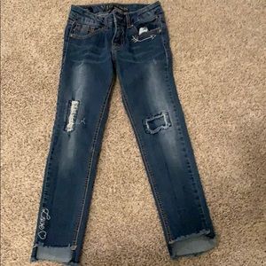 Girls skinny jeans. Size 8
